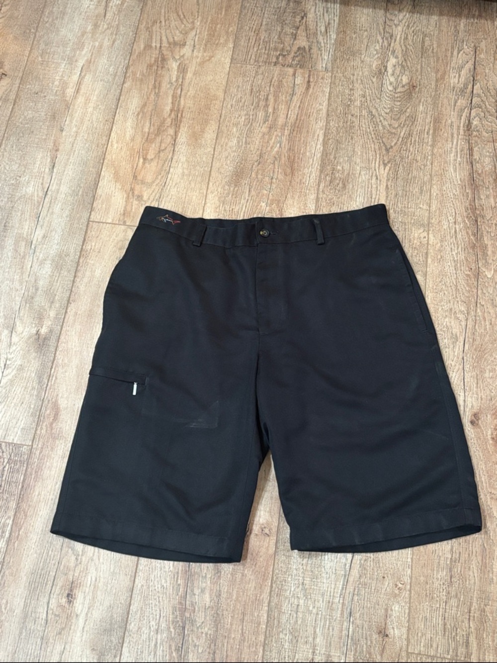 Greg Norman Collection Black Cargo Shorts